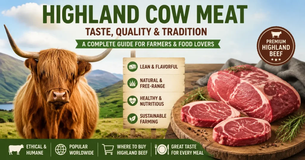 Highland Cow Meat Guide Uses, Benefits, and Where to Buy