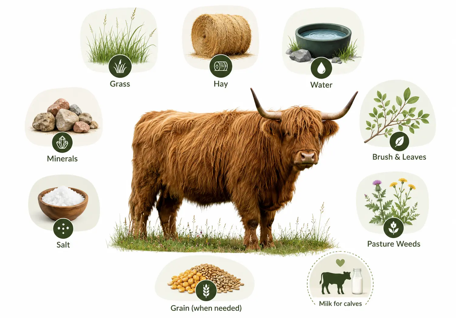 What Do Highland Cows Eat Daily Diet Food and Feeding Guide