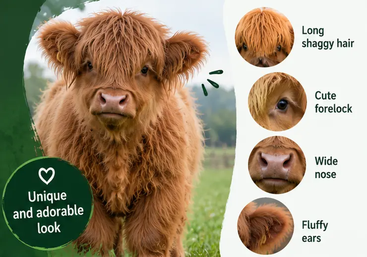 Baby Highland Cow Appearance