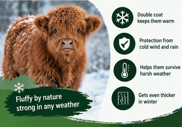 Why Baby Highland Cows Are So Fluffy