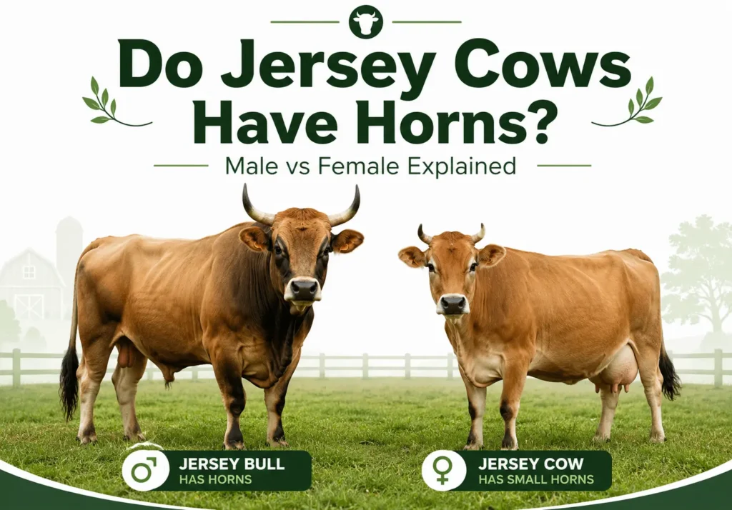 Do Jersey Cows Have Horns Male vs Female Explained