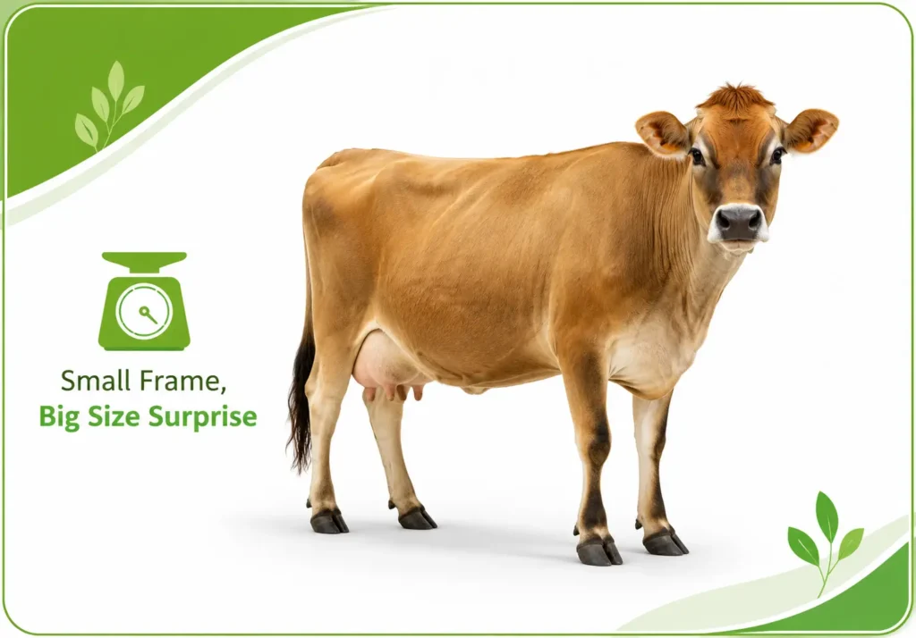 Jersey Cow Weight How Big Do Jersey Cows Get