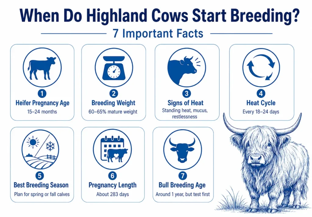 When Do Highland Cows Start Breeding 7 Important Facts