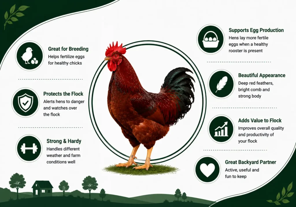 How to Care for a Rhode Island Red Rooster