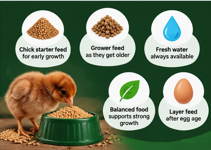 Rhode Island Red Chick Diet and Feeding Needs