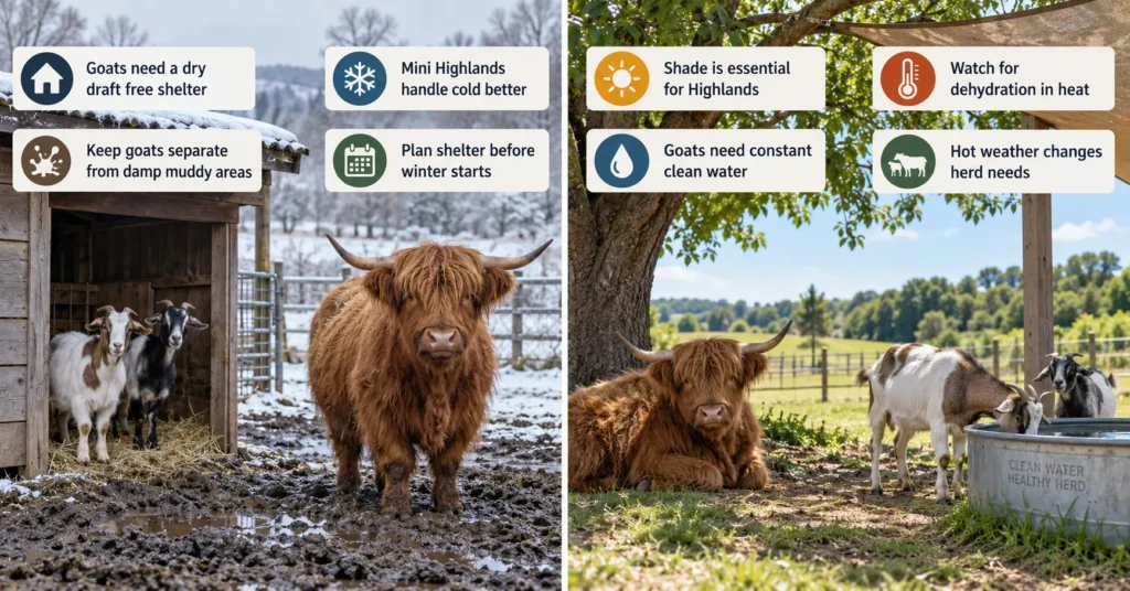 Seasonal Care Tips for Mixed Cow and Goat Herds