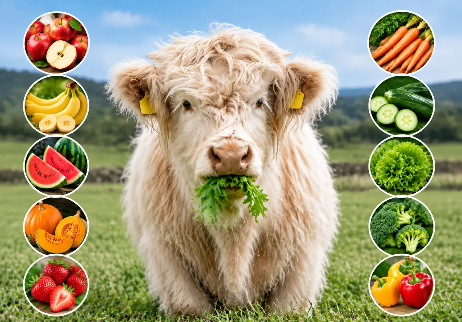 Can Highland Cows Eat Fruit and Vegetables