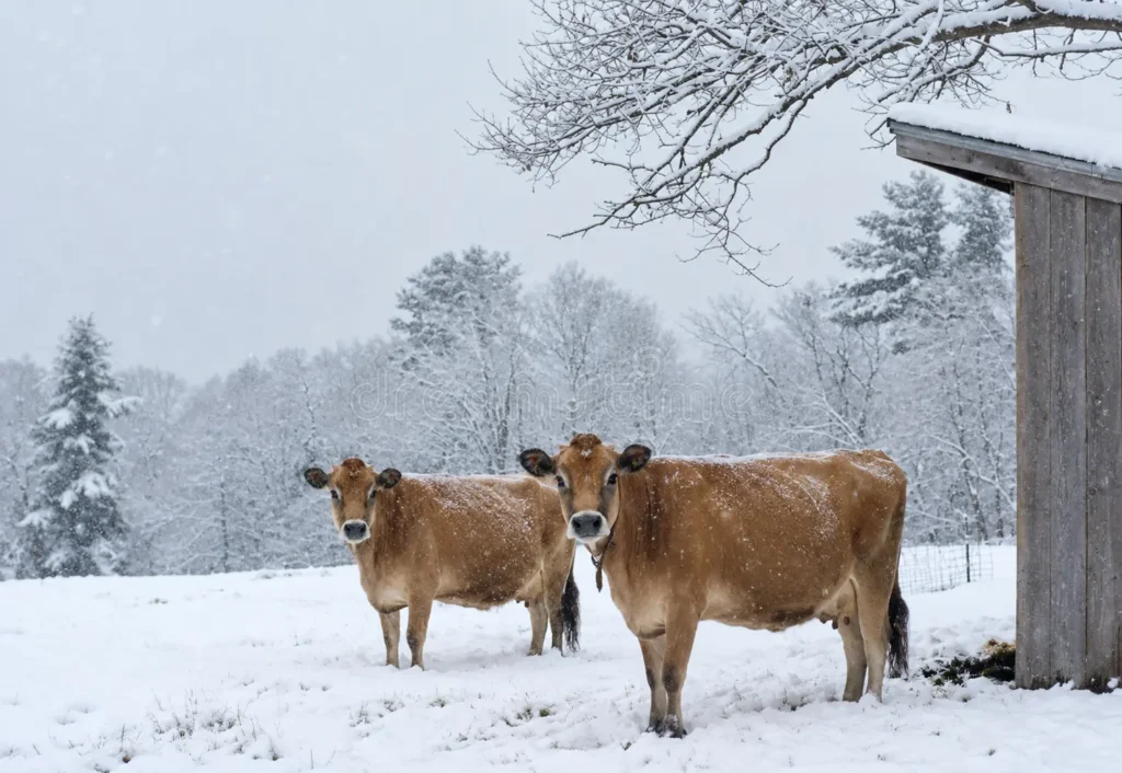Jersey Cow Winter Care Feeding, Shelter, and Health