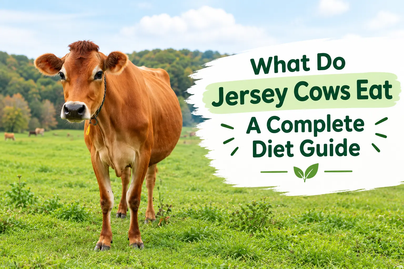 What Do Jersey Cows Eat A Complete Diet Guide featured img