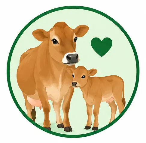 jersey cow Gentle nature and easy calving icon img